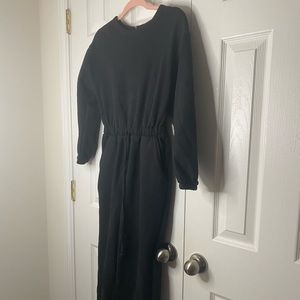 Black Sweater Jumpsuit